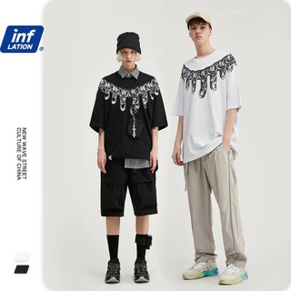 Inflation áo thun in oversize, áo unisex 1192s20