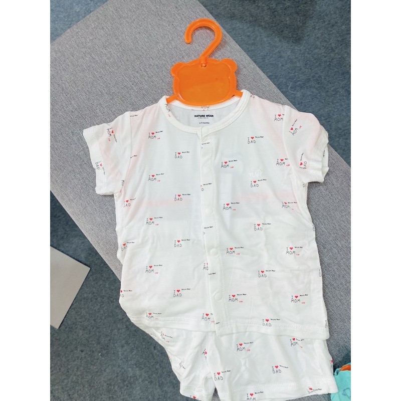 set 2 bộ quần áo cộc nature wear