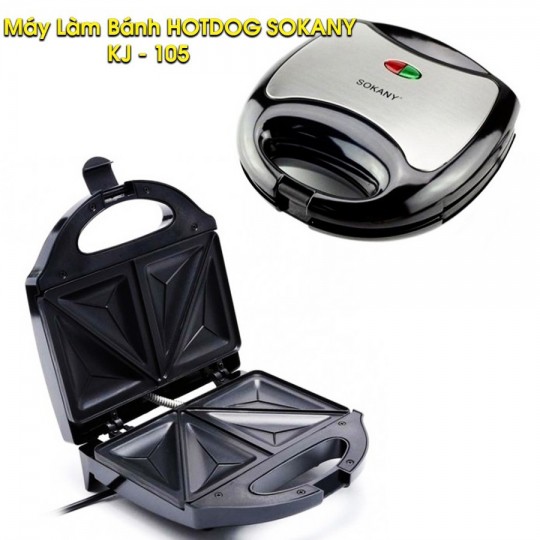 [FREESHIP]  MÁY LÀM, NƯỚNG BÁNH DASH, SANDWICH, HOTDOG MÁY MAGIC HÌNH THÚ, SOKANY KJ-110, CHẢO 2 MẶT BÁNH KẸP [HCM]