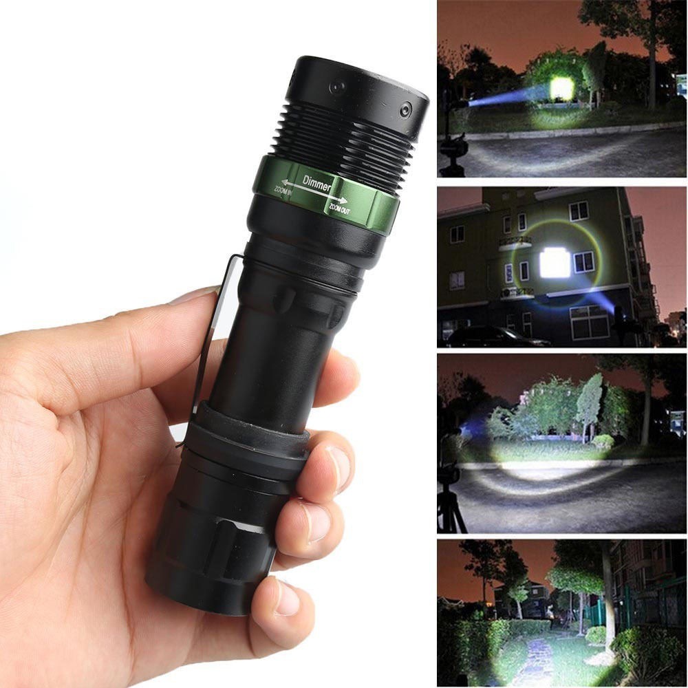 Đèn pin siêu sáng CREE XM-L Q5 10000 Lumen chất lượng cao