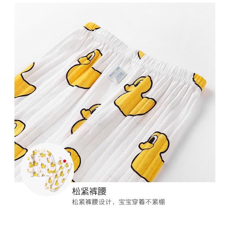 Bộ đồ cotton giấy dài tay Quảng Châu cho bé trai, bé gái sơ sinh, 1,2 ,3 tuổi BABYSTORE88