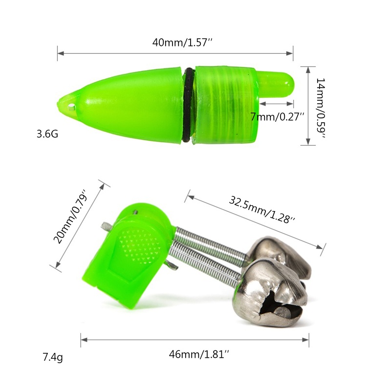 Chuông Đôi Báo Động Cá Cắn Câu Tiện Lợi