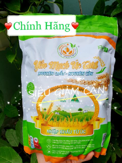 [Kèm quà tặng + thực đơn] 1kg yến mạch Úc tươi loại 1 cán vỡ | BigBuy360 - bigbuy360.vn