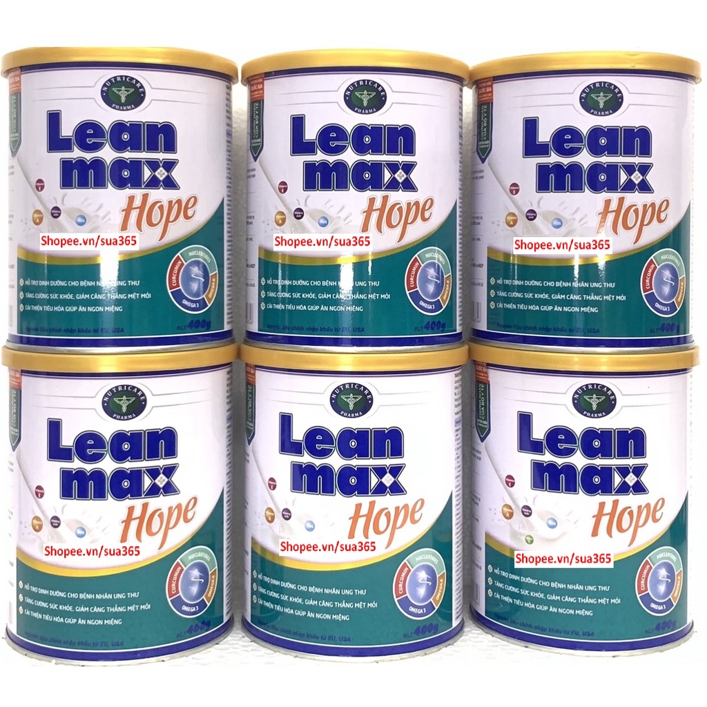 Sữa Leanmax Hope_400g (  Dinh dưỡng dành cho bệnh Ung Thư ) - Date Luôn Mới