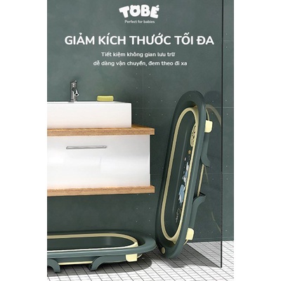 Chậu tắm gấp gọn Joly cao cấp hàng chính hãng tobe siêu tiện lợi an toàn hỗ trợ chăm sóc cho bé  2104