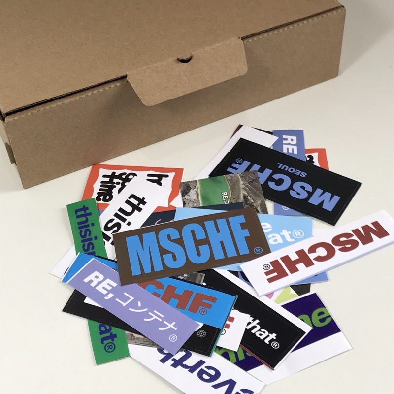 Hình dán Sticker brand Hàn