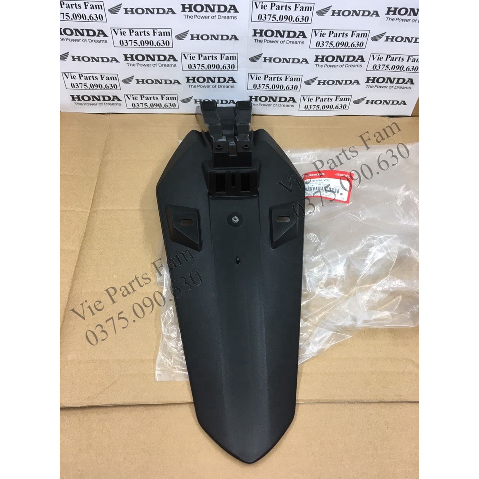 DÈ CHẮN BÙN SAU ĐUÔI BIỂN SỐ WINER ĐỜI ĐẦU, WINNER V1, WINNER X, GTR INDO SỬ DỤNG CHUNG, HÀNG CHÍNH HÃNG HONDA MỚI 100%