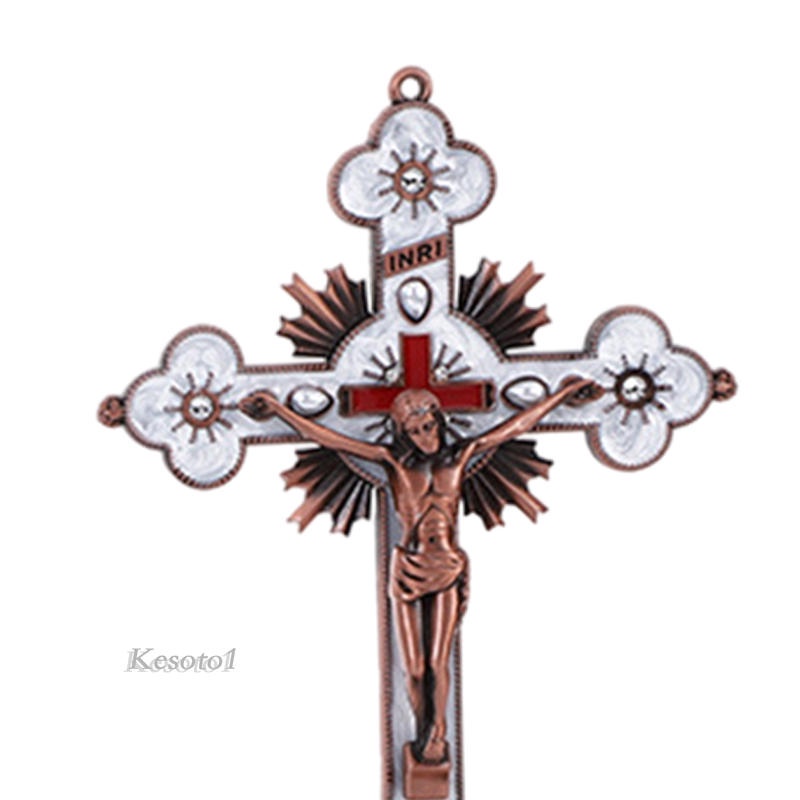 Tượng chúa Jesus trên thánh giá để bàn trang trí
