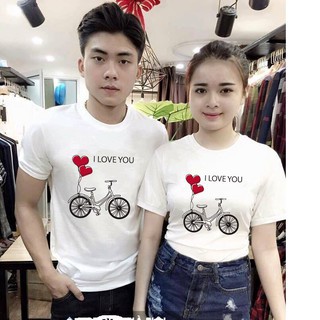 Hot áo thun cặp xe đạp yêu thương 2 Minh Hằng Store