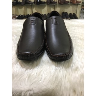 Giầy mọi nam da bò chấm Lutra