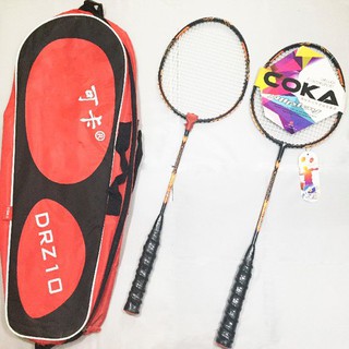 Bộ 2 Vợt Cầu Lông Cao Cấp COKA DRZ 10