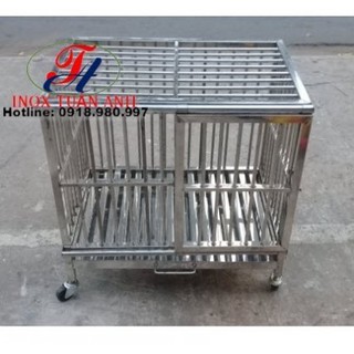 Chuồng chó inox, lòng nuôi chó inox CC46