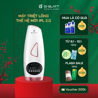 Máy triệt lông mini công nghệ mới triệt lông vĩnh viễn DR GLATT IPL 2.0