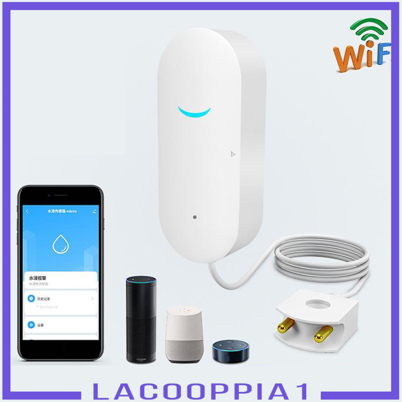 Thiết Bị Báo Động Rò Rỉ Nước Thông Minh Sử Dụng Wifi