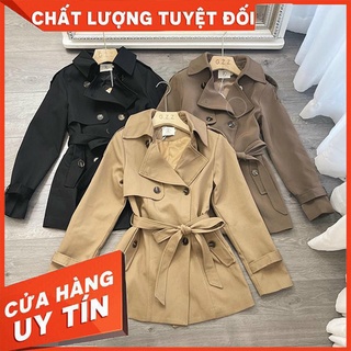 Áo khoác nữ, áo khoác Măng Tô 2 lớp
