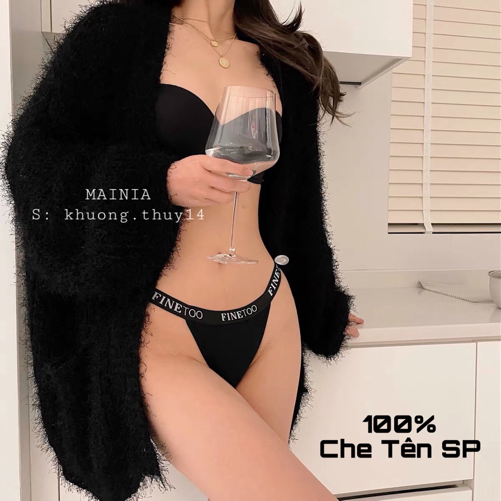 [Có BIGSIZE] Quần Lót Nữ Cotton Nửa Mông Cạp Thun Hông Phong Cách Thể Thao Cá Tính Sexy Quyến Rũ Mainia Shop