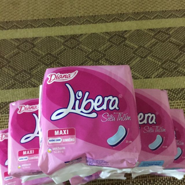 Băng vệ sinh libera siêu thấm không cánh 8 miếng ( gói 8 miếng )