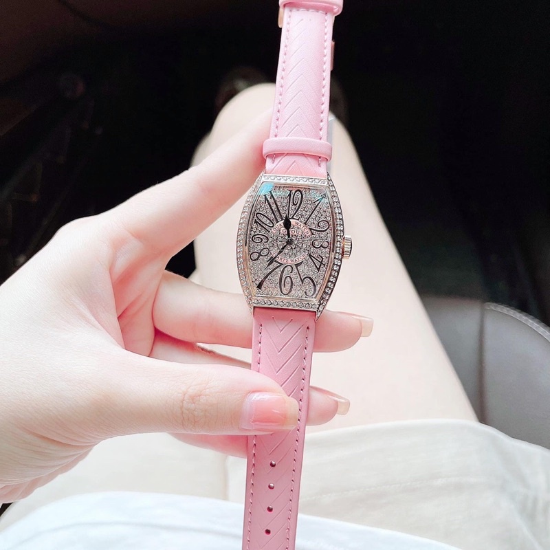 Đồng hồ nữ Guou full đá size 35mm