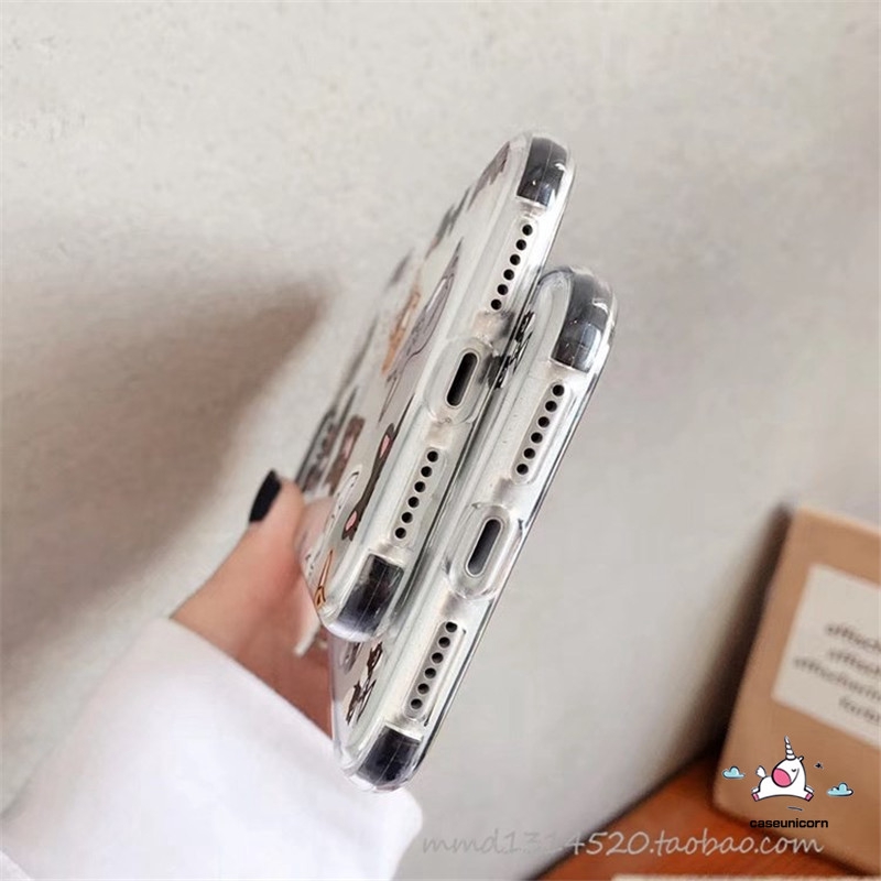 Ốp điện thoại TPU mềm họa tiết cún Bull hoạt hình cho iPhone 12 Pro Max iPhone 11 Pro Max 7plus 6 6s 7 8 Plus XR X XS MAX | BigBuy360 - bigbuy360.vn