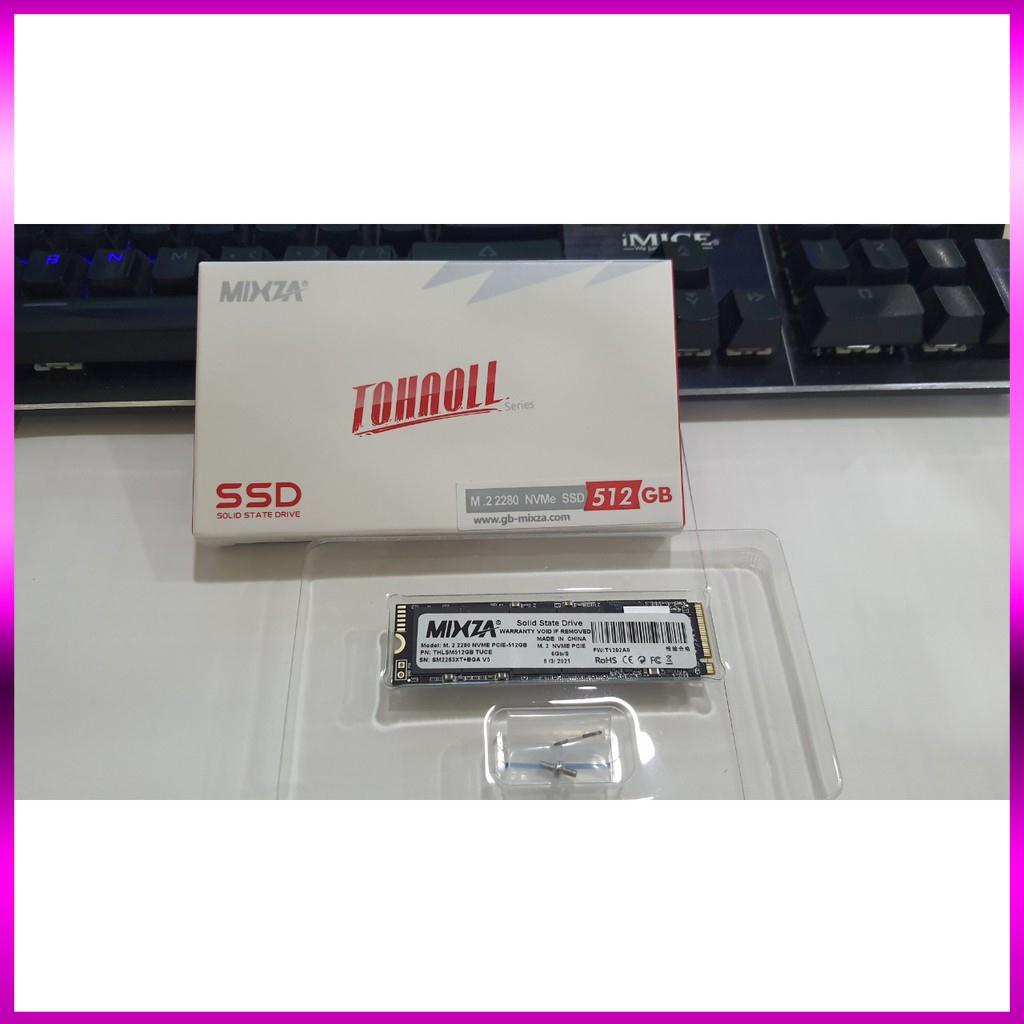 [FreeShip] Ổ Cứng SSD M2-PCIe 512GB MIXZA NVMe 2280 - BẢO HÀNH 36 THÁNG CHÍNH HÃNG