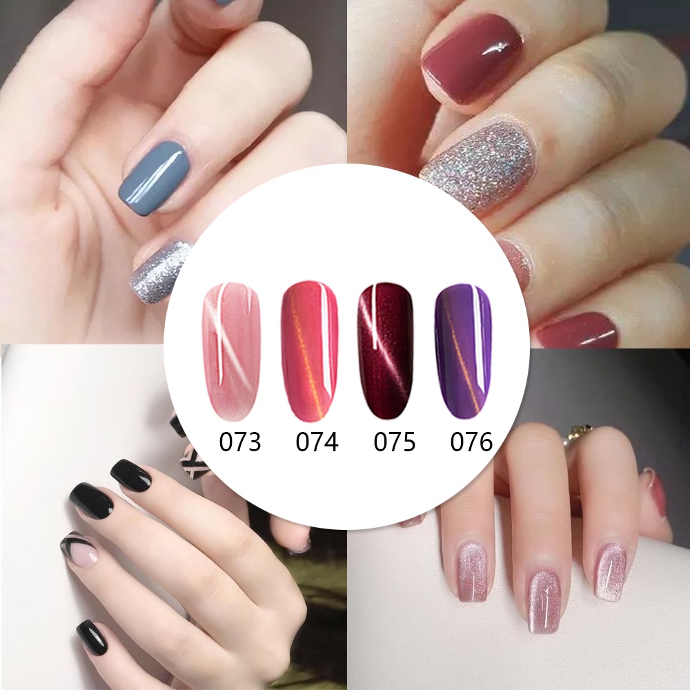 Sơn mắt mèo sơn gel cao cấp mắt mèo ánh kim hút nam châm  chai 8.3ml sơn móng tay chuẩn màu ok