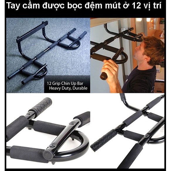 HÀNG CAO CẤP -  XÀ KÉP GẮN TƯỜNG IRON GYM 1557B, PHÒNG GYM THU NHỎ TẠI NHÀ,Xà đơn  - Hàng Cao Cấp