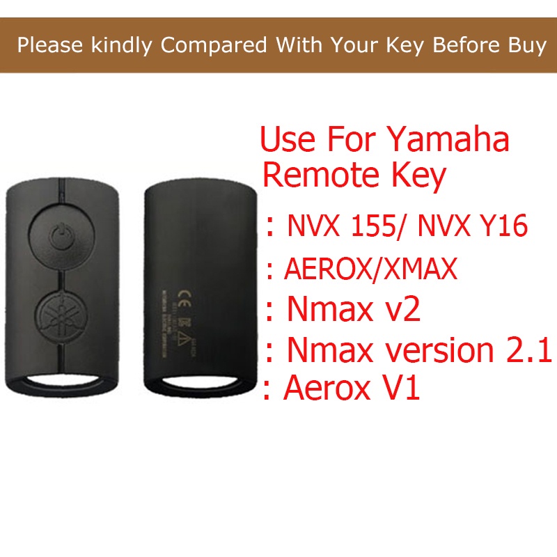 Ốp Bảo Vệ Chìa Khóa Xe Mô Tô Yamaha NVX 155 / Y16 AEROX/XMAX/Nmax v2 Bằng Hợp Kim Kẽm