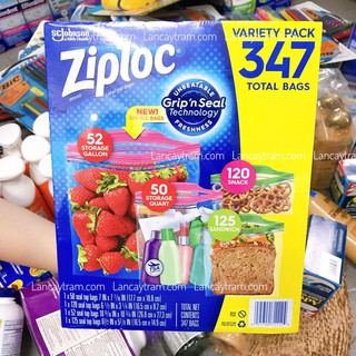 [GIA_DỤNG_NHẬP_KHẨU] TÚI ZIPLOC MỸ 347 CÁI