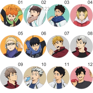 Huy hiệu cài áo in hình nhân vật Haikyuu!! Shoyo Hinata Brh5871 độc đáo