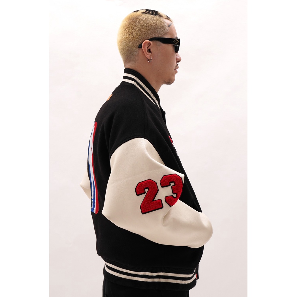 ⚡️ - Áo Varsity Jacket DONCARE CEO JACKET - Navy, Áo khoác bomber DONCARE Varsity