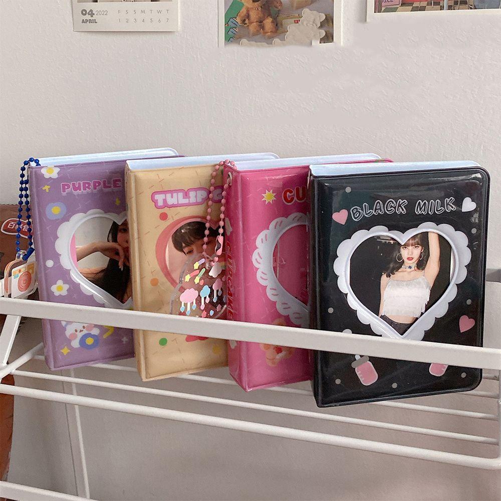 PISTA Album Ảnh Họa Tiết Ren Trái Tim Dùng Để Sưu Tầm / Thẻ / Album Ảnh DIY