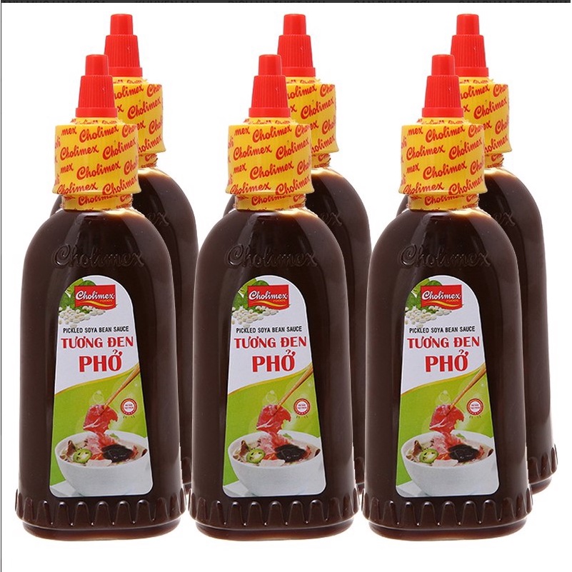 LỐC 6 CHAI TƯƠNG ĐEN ĂN PHỞ CHOLIMEX 230G/CHAI