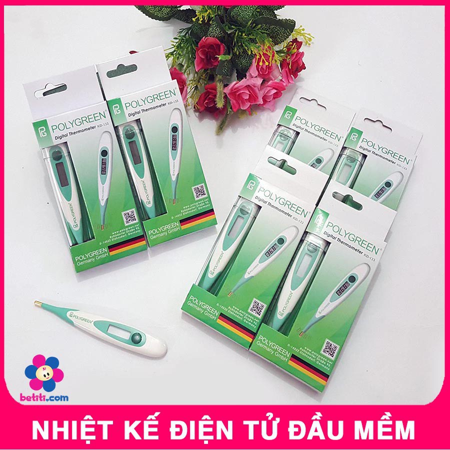 Nhiệt Kế Điện Tử Đầu Mềm Polygreen - Đo Nhanh, Chính Xác - 6948581913309