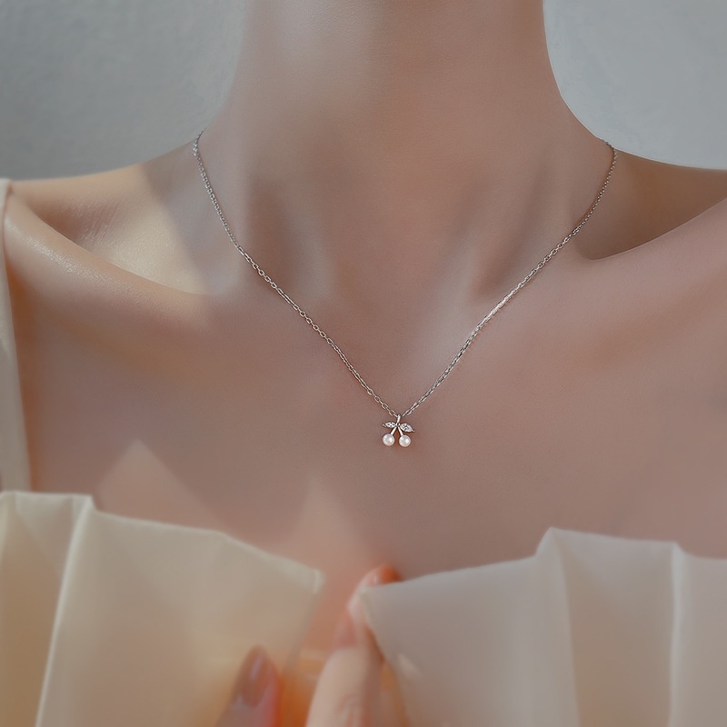 Vòng cổ We Flower mặt chữ H đính đá zircon thời trang cao cấp cho nữ