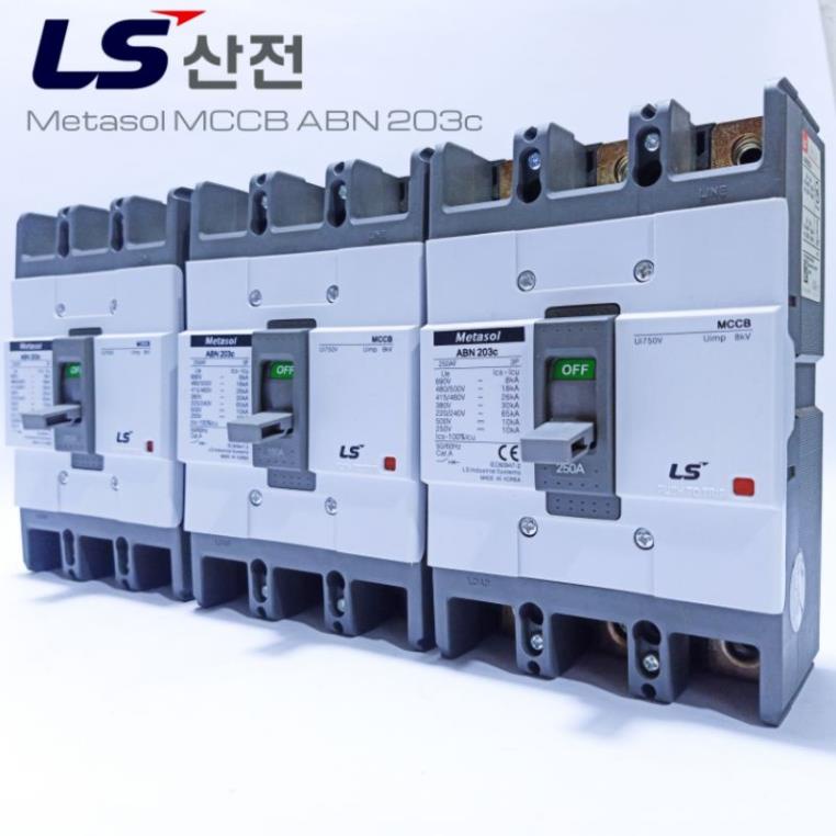 Aptomat 3 Pha LS ABN 125A~400A,MCCB LS Metasol 125~400A