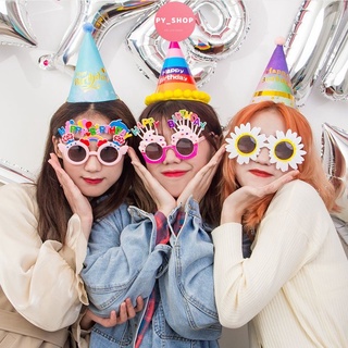 Kính mắt Happy Birthday chúc mừng sinh nhật, phụ kiện sinh nhật