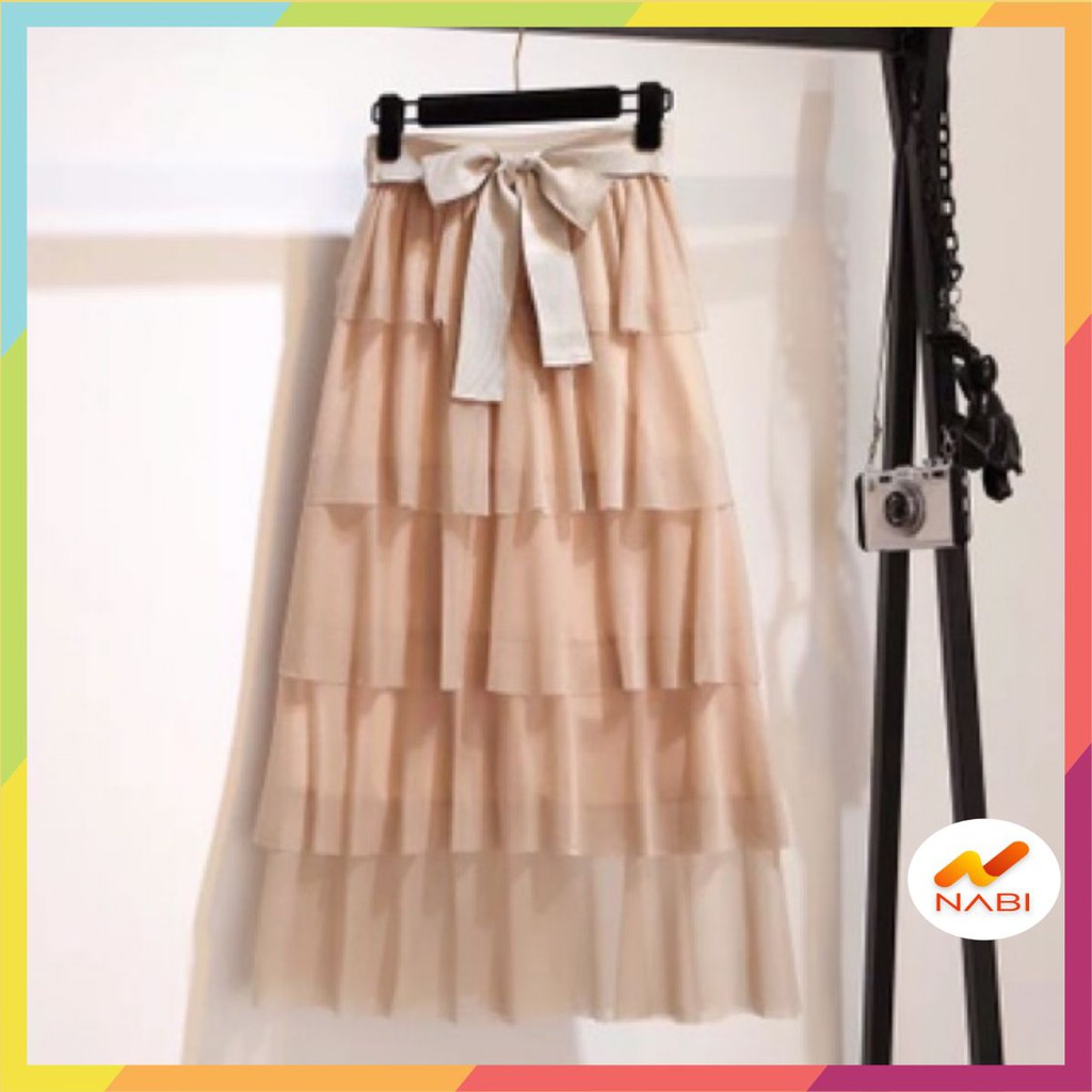 Chân Váy Nữ 🌹FREESHIP🌹 Chân váy Nữ voan tầng cao cấp dáng dài Siêu Đẹp Siêu Rẻ QN03