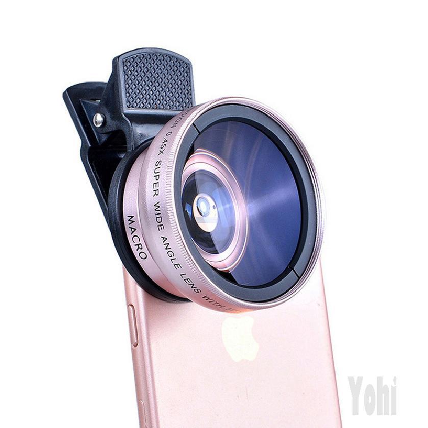 Ống kính siêu rộng 2 trong 1 thông dụng cho camera điện thoại