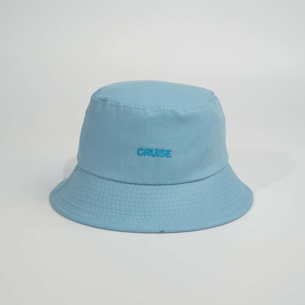 Mũ bucket thêu chữ Cruise Nón tai bèo vành tròn chất kaki form unisex nam nữ BK17