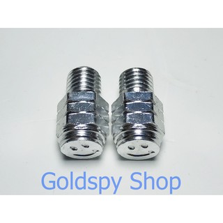 Ốc Chân Gương Xe Máy Hình Mặt Cười (giá 1 Đôi)