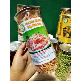 Khô mực hấp nước dừa xé sợi loại ngon Ăn Vặt Nhà Nấm.