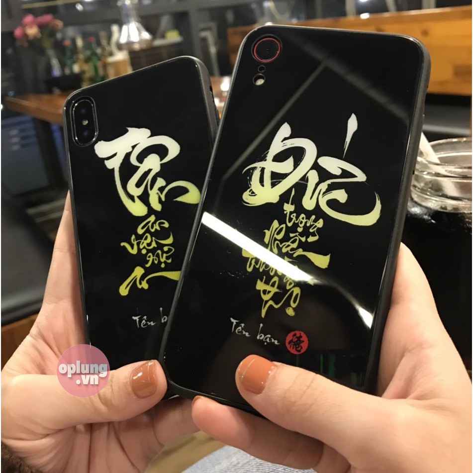 Ốp lưng iphone CHỮ THƯ PHÁP IN THÊM TÊN BẠN  THEO YÊU CẦU 6 6plus 6s 6s plus 7 7plus 8 8plus x xs xs max 11 pro 11 proma