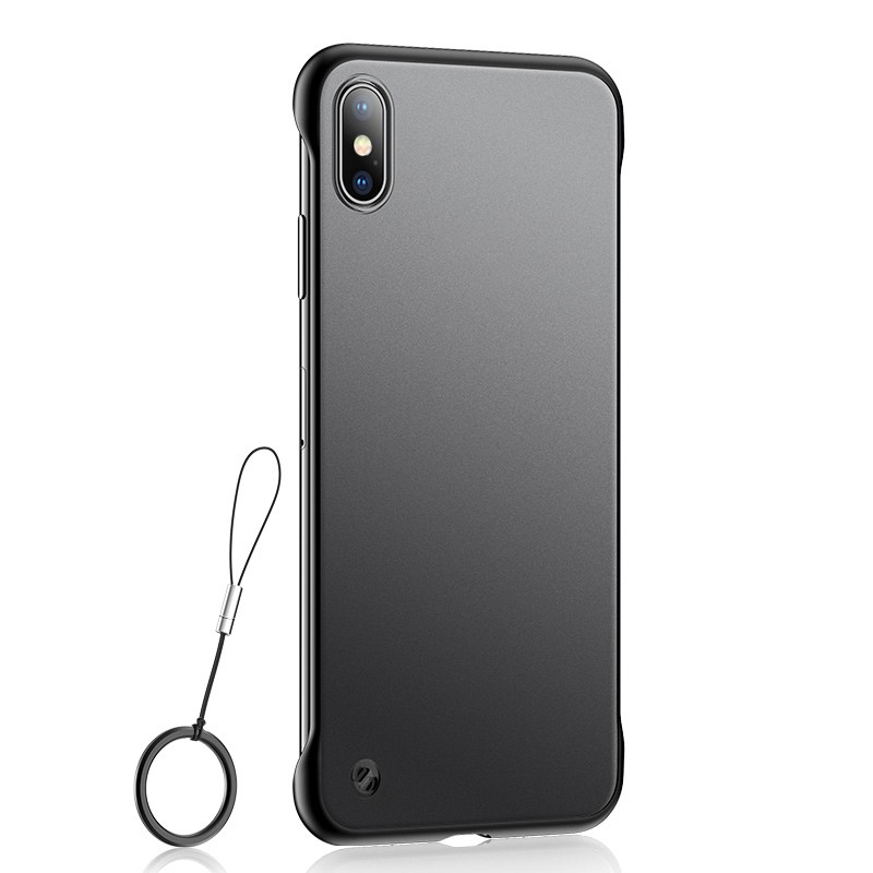 Ốp điện thoại không cạnh viền đơn giản bảo vệ cho iPhone X XS XS Max XR | BigBuy360 - bigbuy360.vn