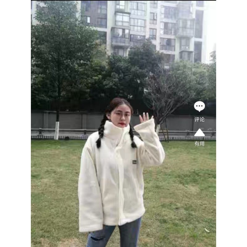 [Ảnh Thật Cuối] Áo khoác len cừu (Hàng Oder) | BigBuy360 - bigbuy360.vn