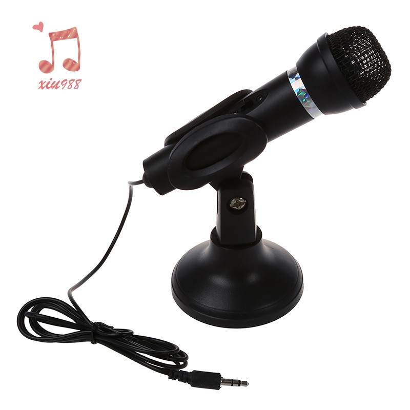 Microphone 3.5mm có giá đỡ chuyên dụng cho Pc / Laptop