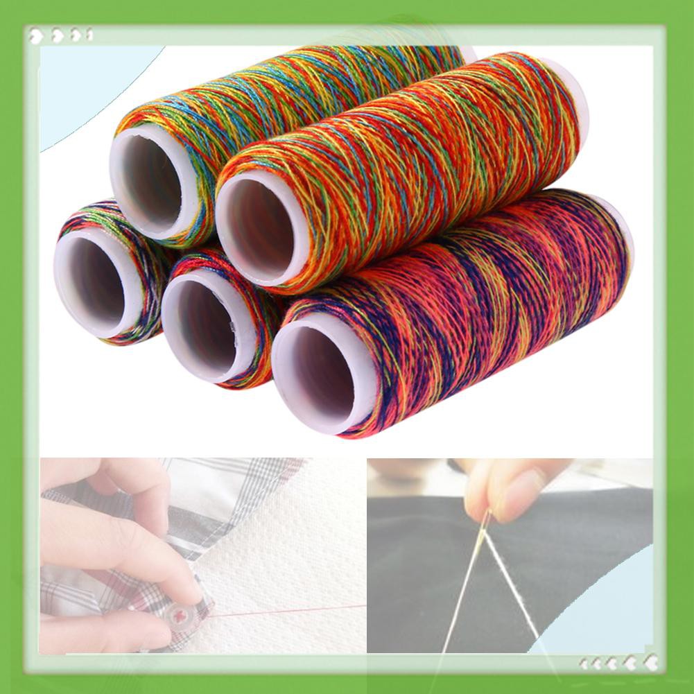 Set 5 cuộn chỉ may nhiều màu