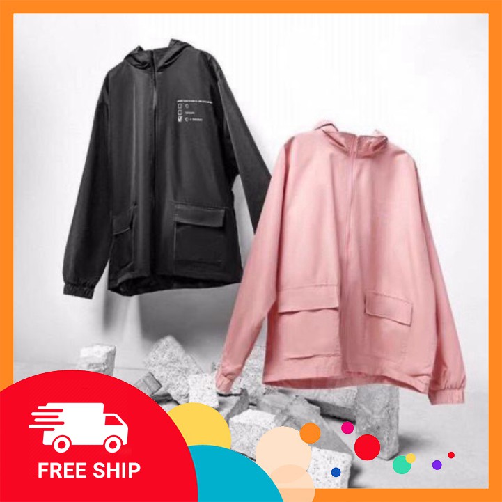 𝗡𝗘𝗪 𝗔𝗥𝗥𝗜𝗩𝗔𝗟  (ẢNH THẬT) ÁO KHOÁC DÙ 2 LỚP (FORM RỘNG)