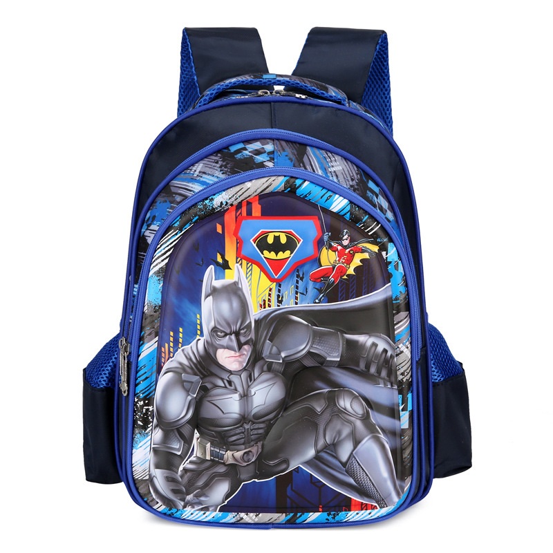 Balo mẫu giáo cho bé trai hình siêu nhân nhện nhiều ngăn