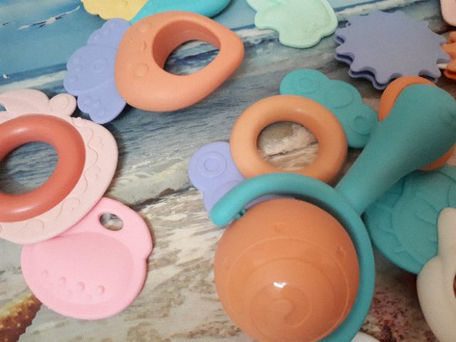 Đồ Chơi Xúc Xắc Gặm Nướu Lục Lạc Cho Bé Sơ Sinh Baby Rattle