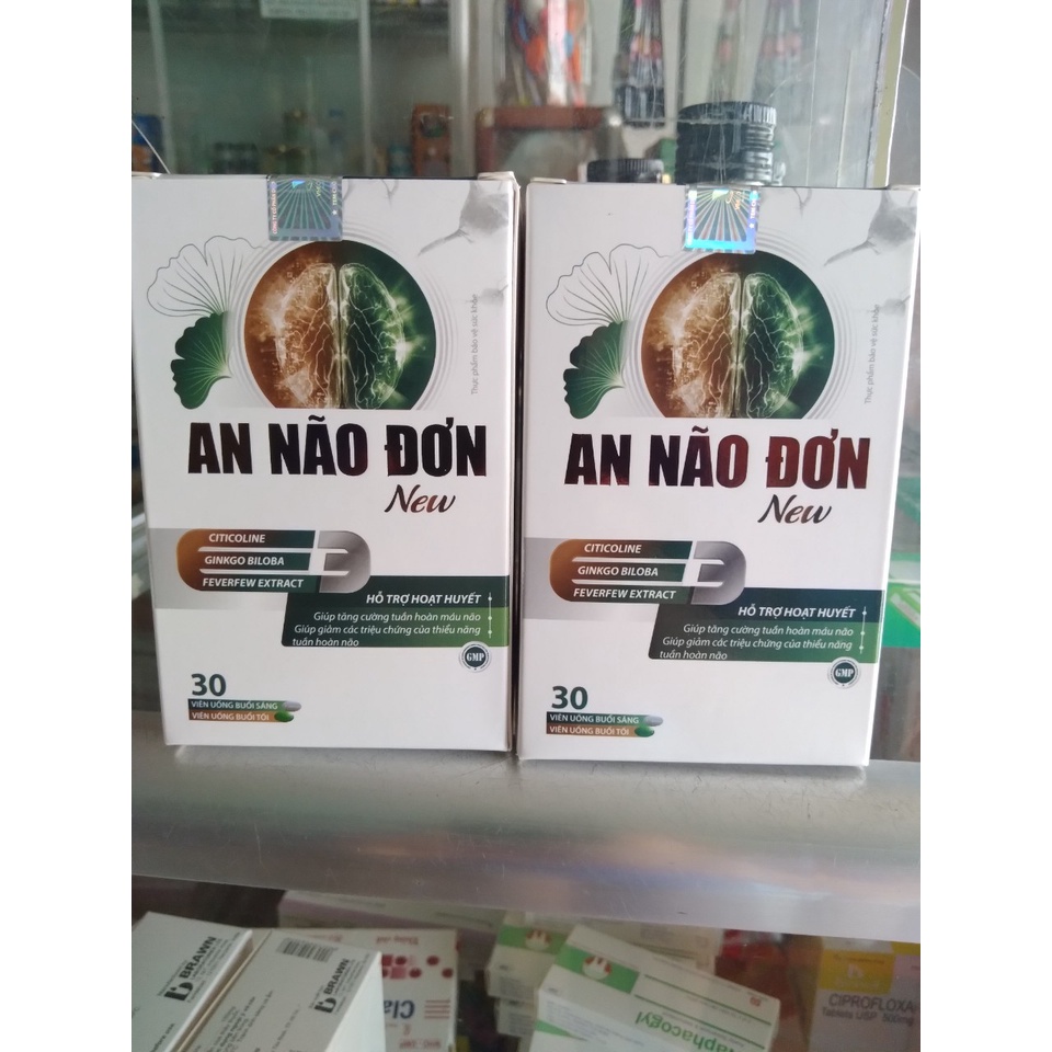 Viên bổ não An Não Đơn - Hỗ trợ hoạt huyết,tăng cường tuần hoàn não, giảm các triệu chứng.